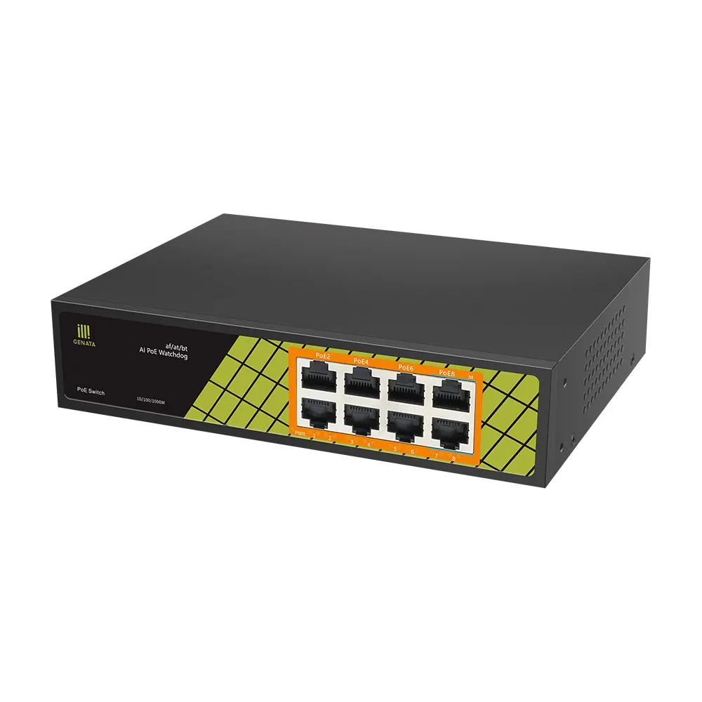 8 Port Gigabit Managed PoE network switch
