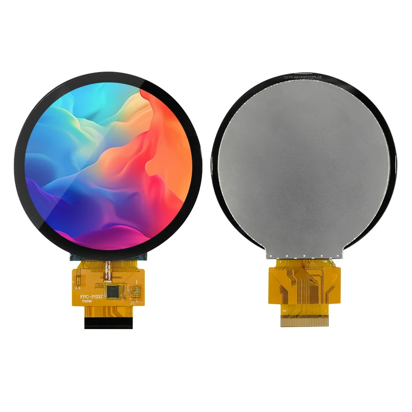 RJY High Resolution 2.8 Inch TFT LCD Module 480*480 Interface RGB+SPI Display with ST7701S Driver IC IPS Type