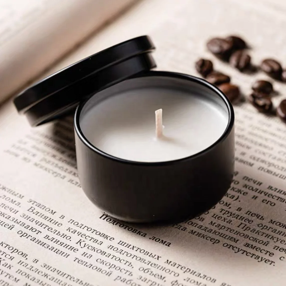 2024 Modern Creative Decoration Custom Cute Packaging Scented Soy Wax Hidden Message Candle