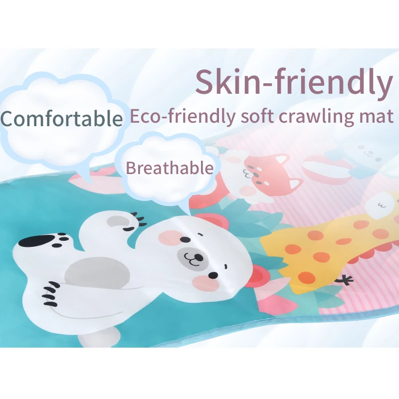 Comfortable Kids Infant Soft Playing Mat Baby Activity Play Gym Piano Mat Toys for Baby Children