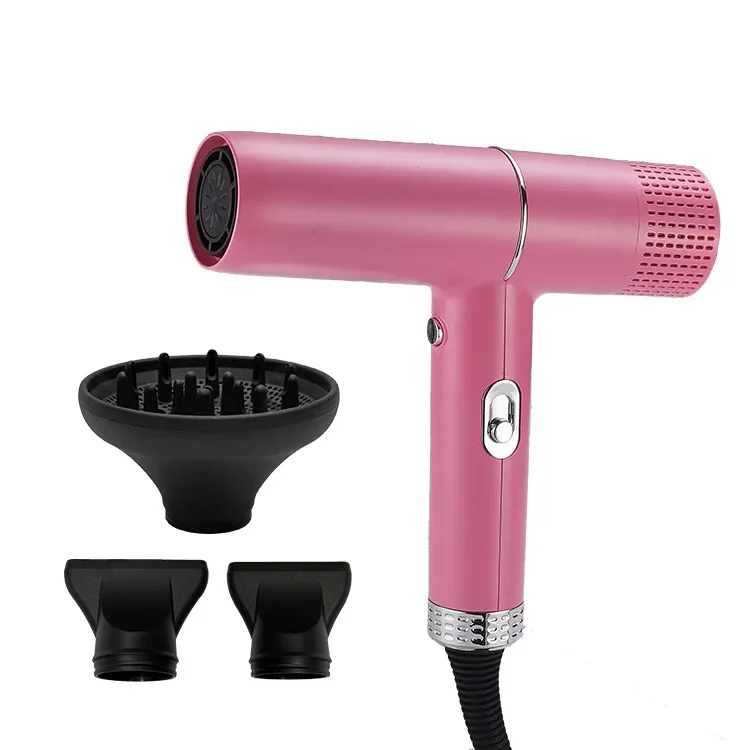 2024 year best seller fast Drying Low Noise Blow Dryer Professional salon Ionic BLDC motor ionic yellow hair dryer with diffuser