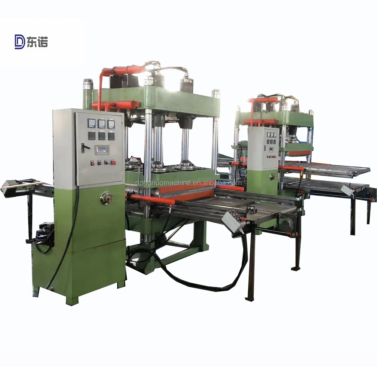 Rubber floor tile making machine / rubber hydraulic tile vulcanizing press