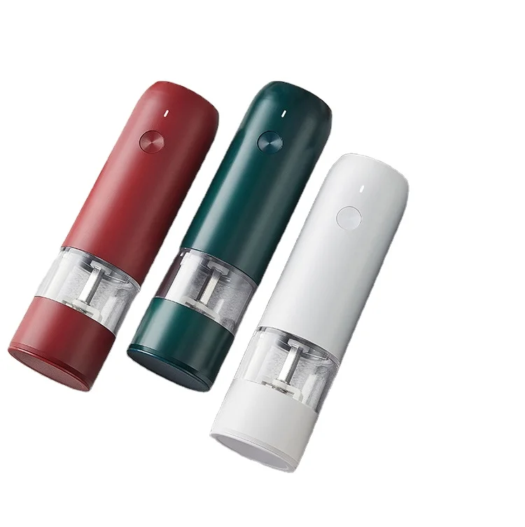 Friendly design USB battery operated hot sale salt and pepper grinder machine