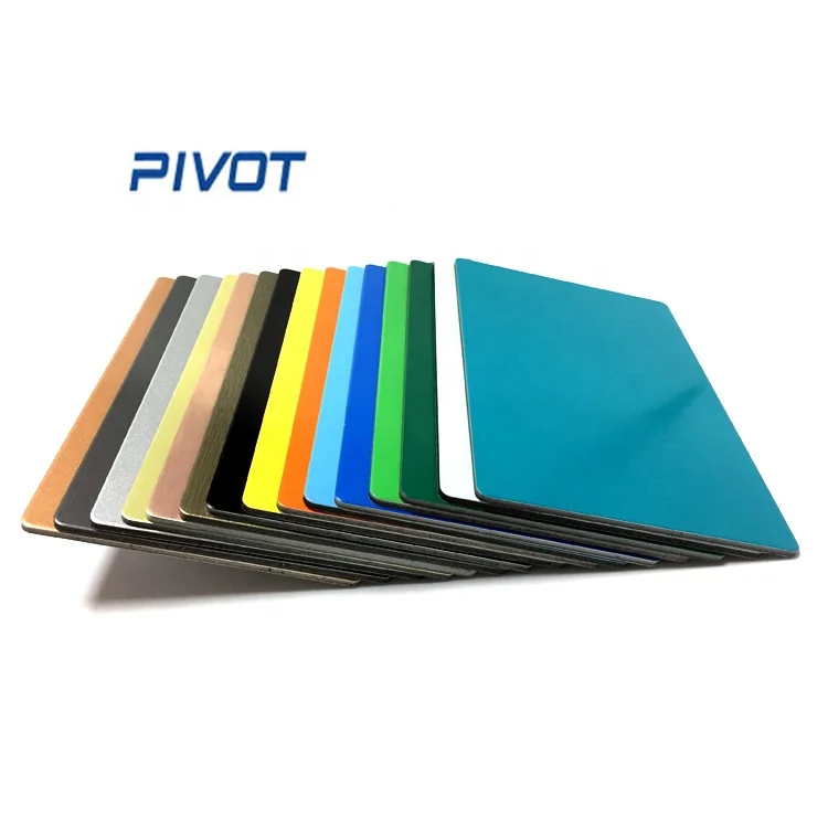 High Quality PVDF/PE Aluminum Aluminium & PE Core One Side with PE Film Is Alloy Coated 1.22*2.44M aluminum composite panels