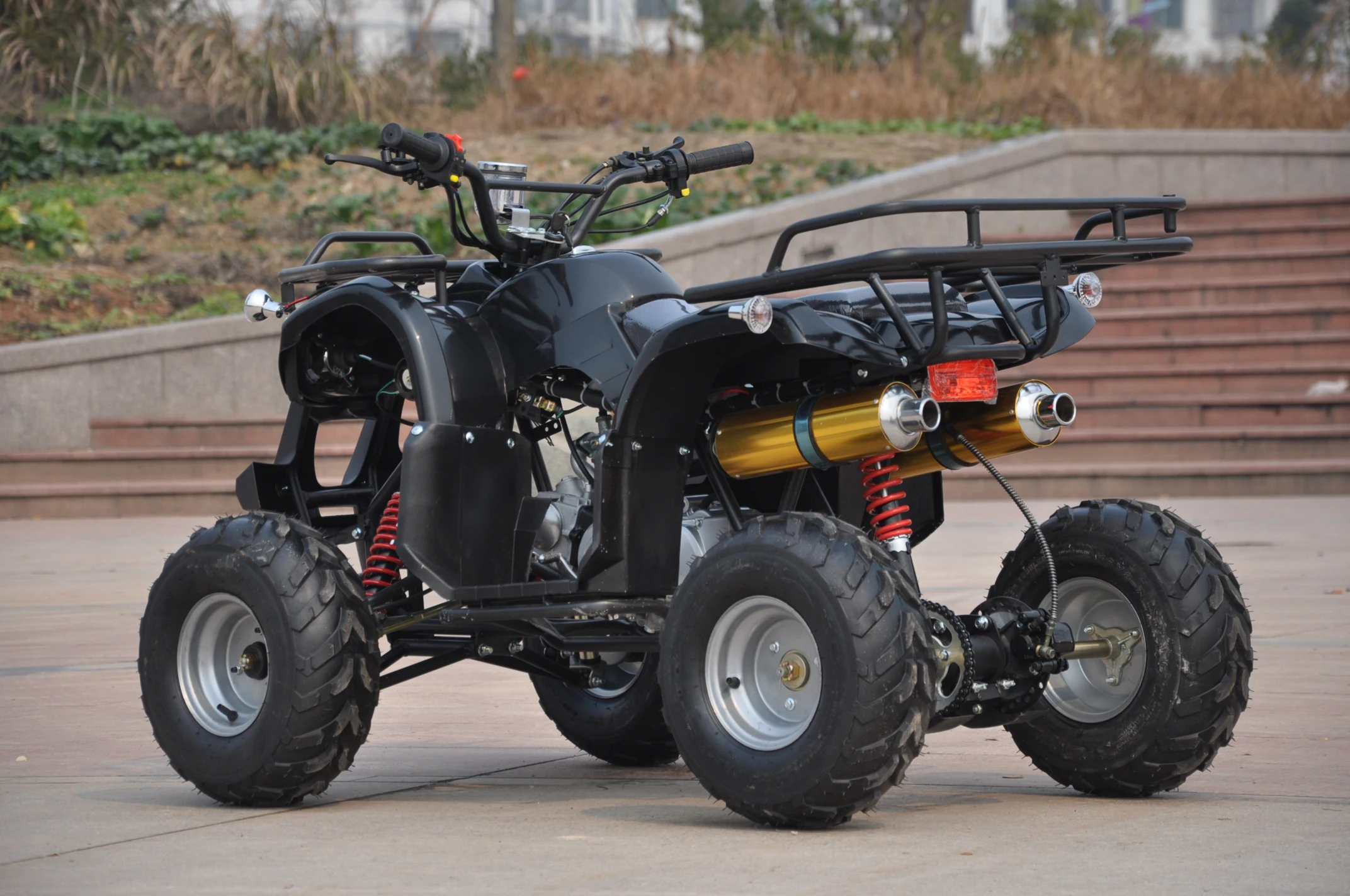 High quality 110CC/125cc, 4 stroke, single cylinder, air cooled , 3+1 engine quad bikes atv for sale