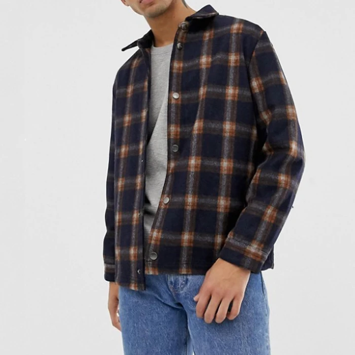 
Checked Wool Jacket and custom men jacket 