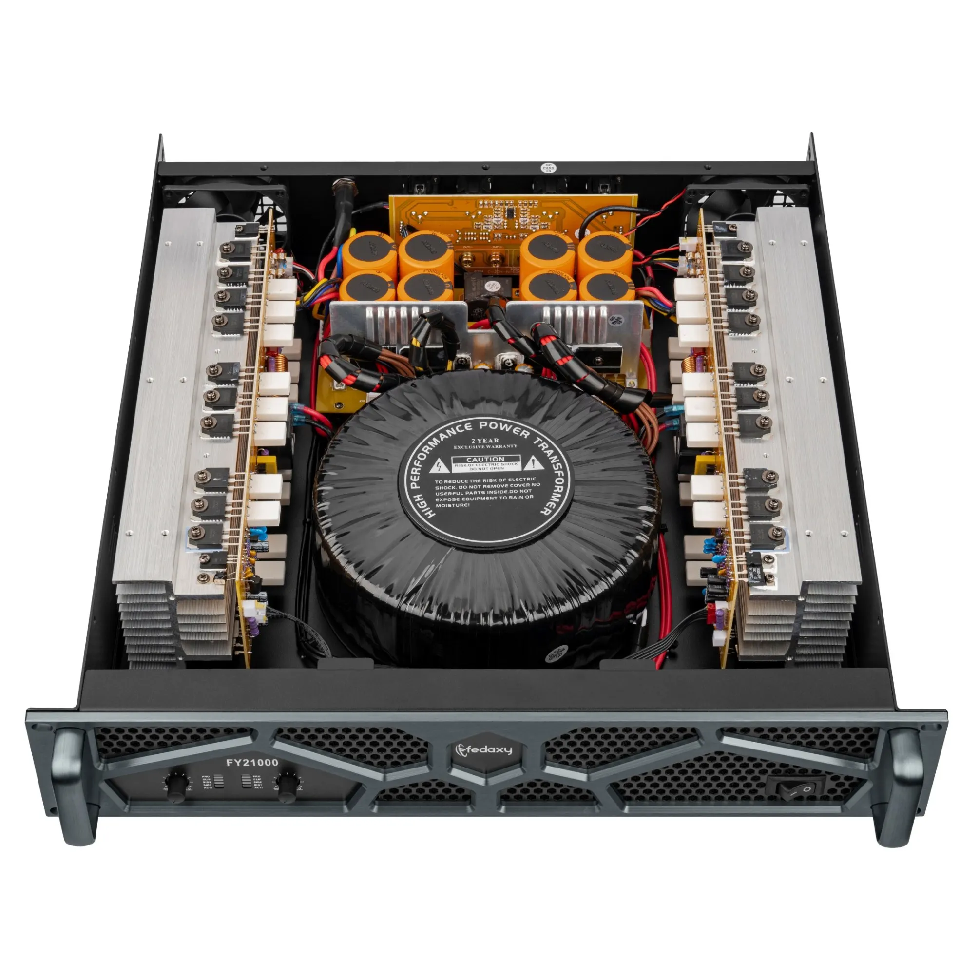 2U dj stereo receiver amplifier 2ch 1000w class d audio amplifier module with bluetooth