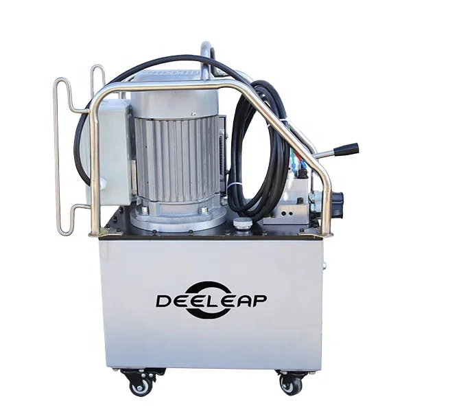 Deeleap Factory direct sale 700 bar High Pressure hydraulic pump Hydraulic Oil Power Pack with two speed PED206M