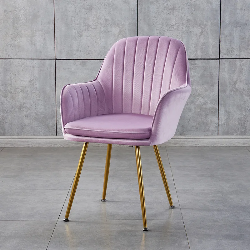 single seater sofa dining chair velvet office lounge chair fabric dining chair living room armchair modern elegant