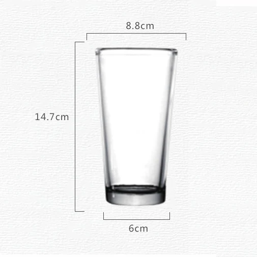 Lead Free Custom Logo Sublimation 16oz Printed Pint Beer Glasses Cup CLASSIC Party Modern 16 Oz Pinte Glass 8.8*6*14.7cm 480ml