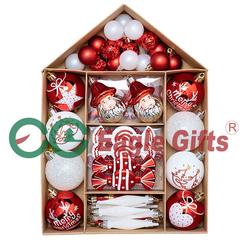 EAGLEGIFTS 2024 солдатский медведь рождественские украшения для животных новогодние шары шарики