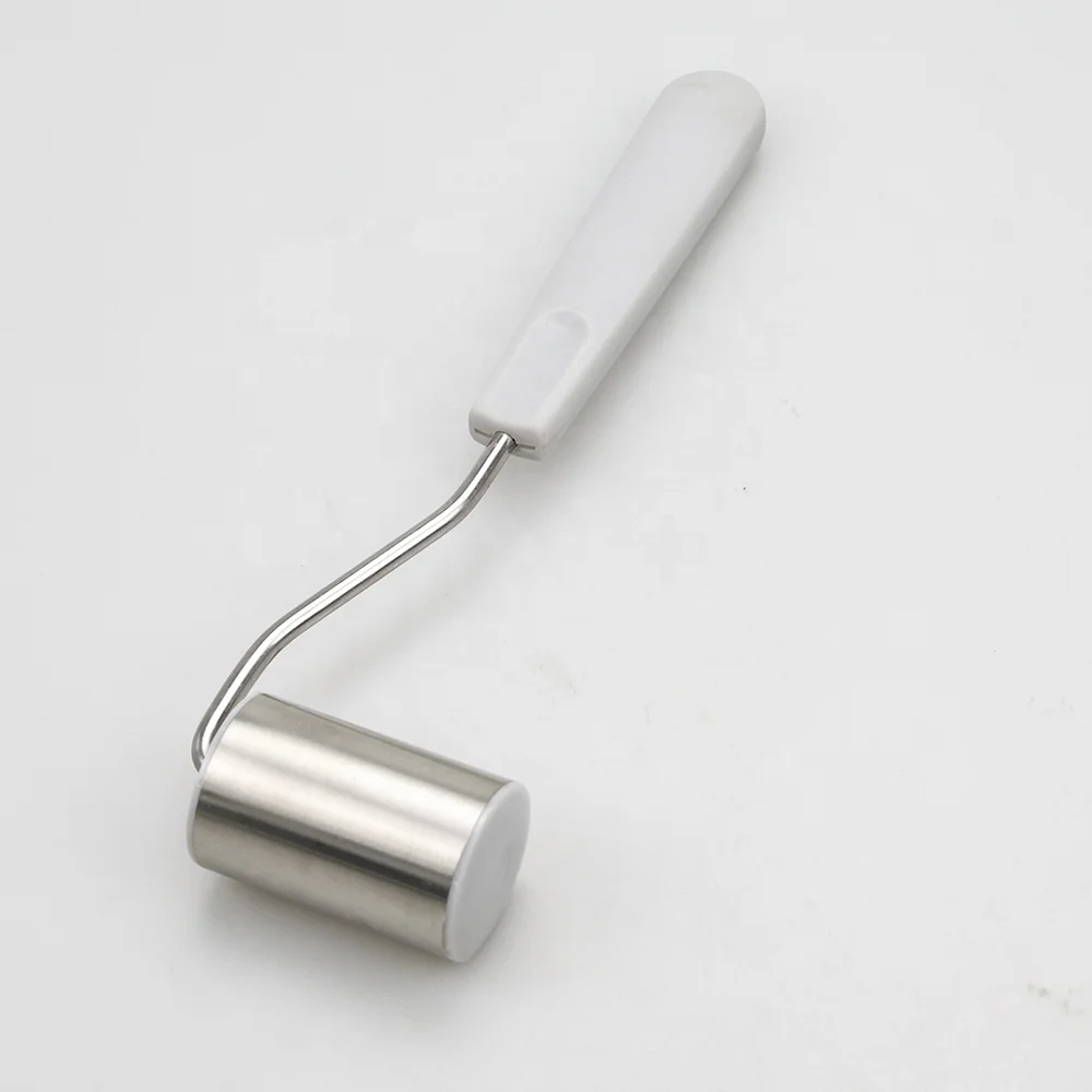 Mini Stainless Steel Rolling Pin For Making Cookies Pastries Pizza Pies, and Pastas