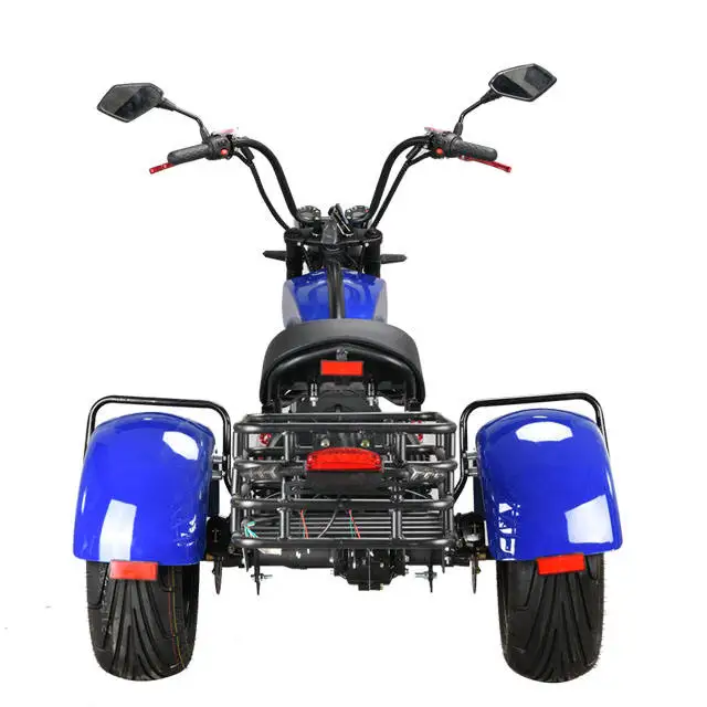 Fat tire three-wheel electric cargo scooter 60v 3000w electric motorcycle