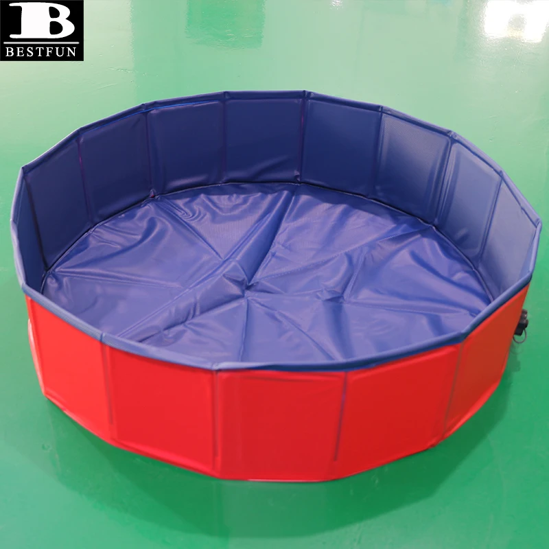 factory customized foldable dog pet bath pool, collapsible hard plastic bathing tub for puppy, cats, kids