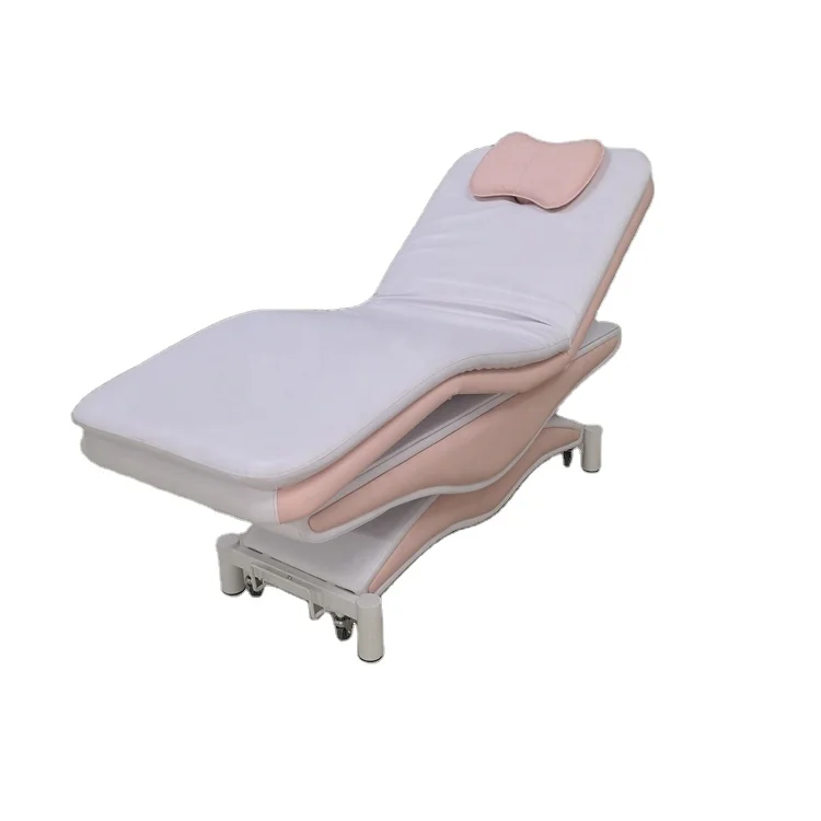 Great Factory Foshan 3 Motor Tables De Thai Massage Pliante Facial Bed Custom Logo Without Armrest For Beauty Furniture