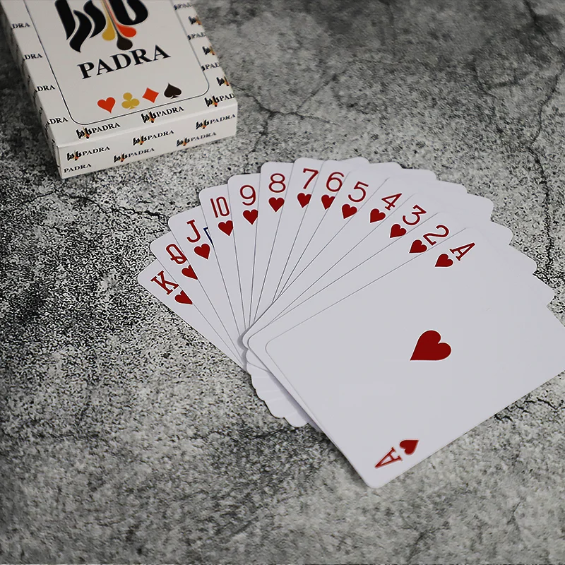 New design custom logo luxury printingpaper 310gsm German Black Core poker card with low price