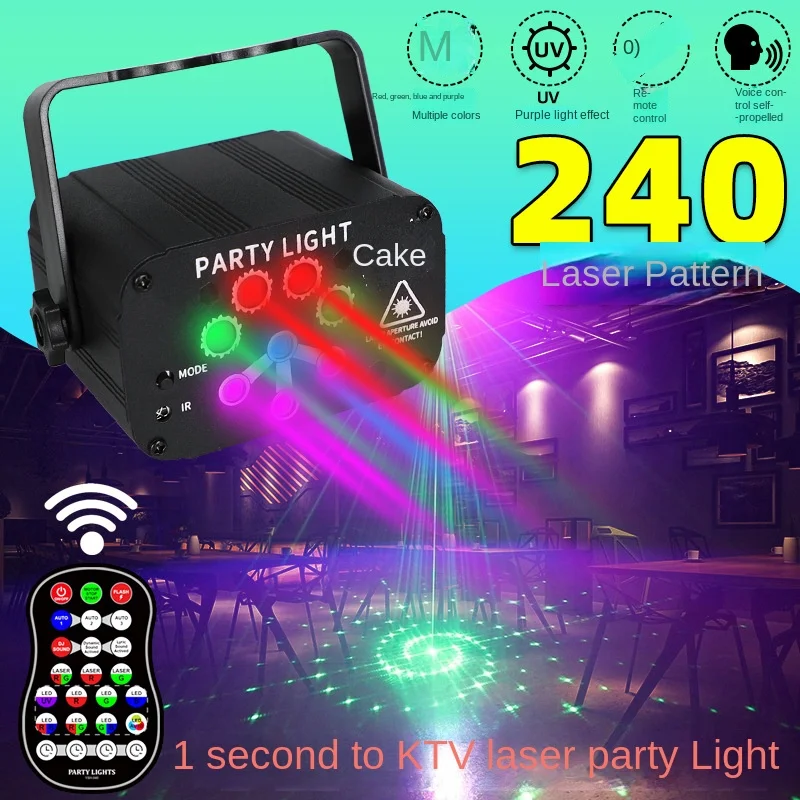 Ktv Mini Laser Lighting Christmas Disco PStage Light Rgbw Led Moving Heads Stage Lights Dj