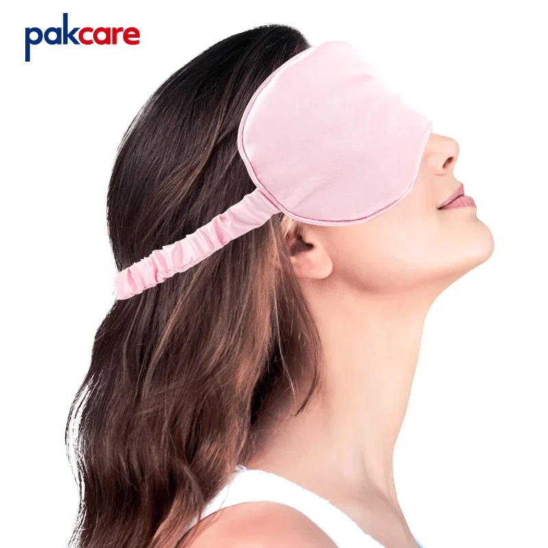 Aromatherapy Silk Sleep Eye Mask 100% Silk satin eye pillow for gifts