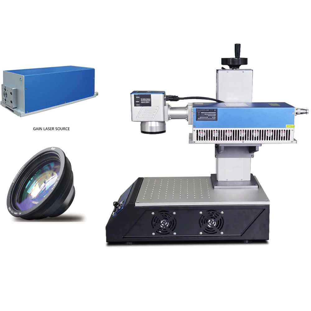 One Stop Service 3w 5w 10w Portable UV Laser Marking Machine UV Laser Marker For Glass Plastic Carton Paper