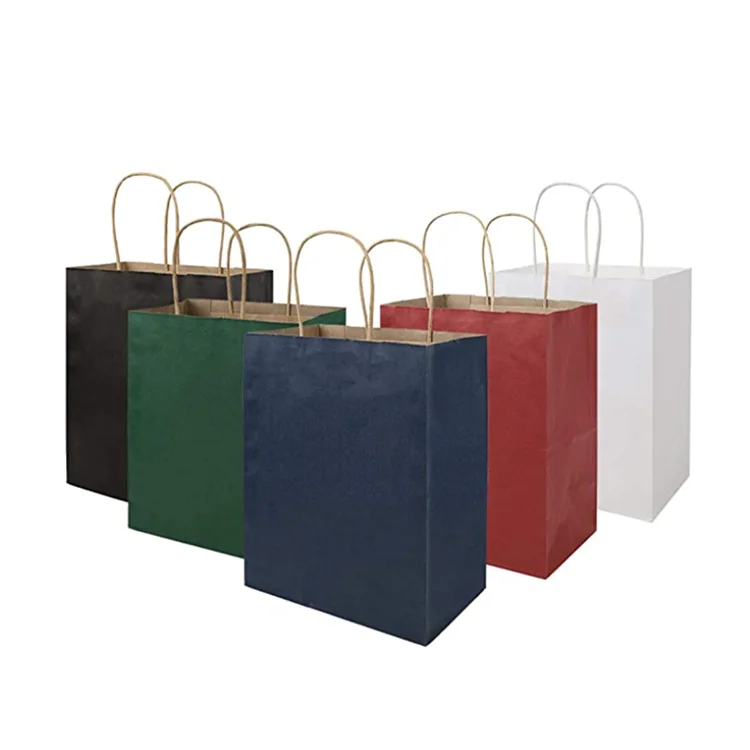 thank You Gift Bags Bulk with Handles  Brown Kraft Paper Bags for Retail Business Wedding Welcome Favors bag