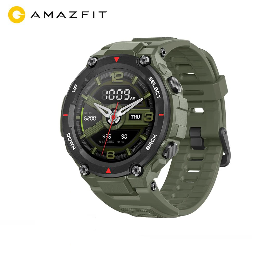 
Глобальная версия Amazfit T-rex в парк развлечений новый 2020 CES Smartwatch прочный корпус смарт-часы GPS/ГЛОНАСС 20 дней батарея для телефонов на базе Android с Bluetooth 