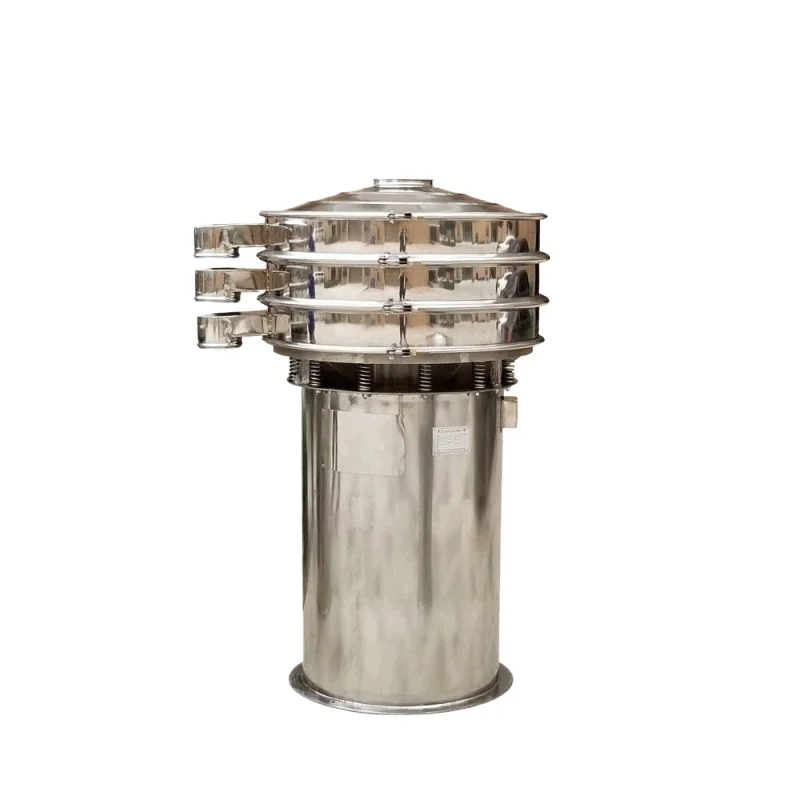 CE Customized Chemical Granules Powder 3 Outlet Multi Level Rotary Vibrating Screen