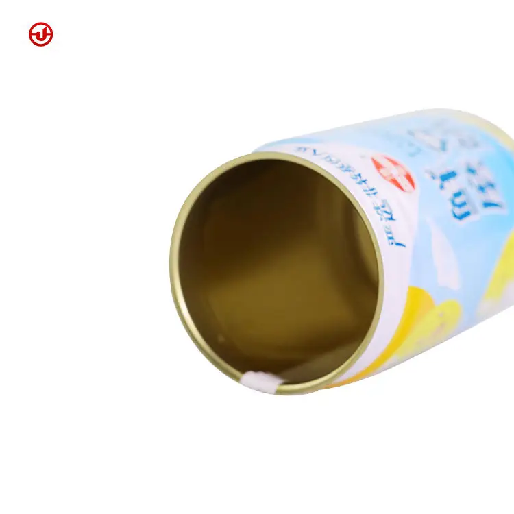 Factory Price Hight Quality 310ml Juice Can Beverage Tin Can Round Open Top Food Tin Cans