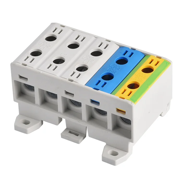 Factory directly 5 pole KE series for Al/Cu Universal connector power Distribution Terminal Blocks