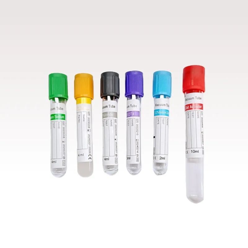 China Medical Sterile Vacuum Blood Collection Tube Different Additive Different Colors