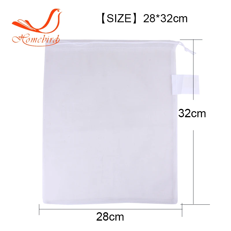 
HW0008 ISO9001 Factory direct supply no plastic reusable mesh net drawstring carry fruit bag 