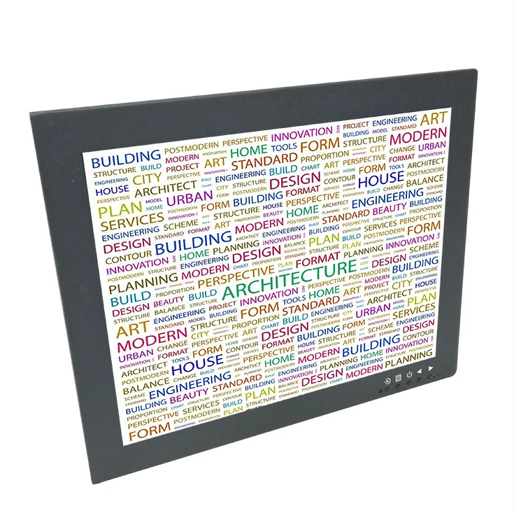 Prompter 1000 cd/m2 high brightness Reversible 19 inch teleprompter monitor