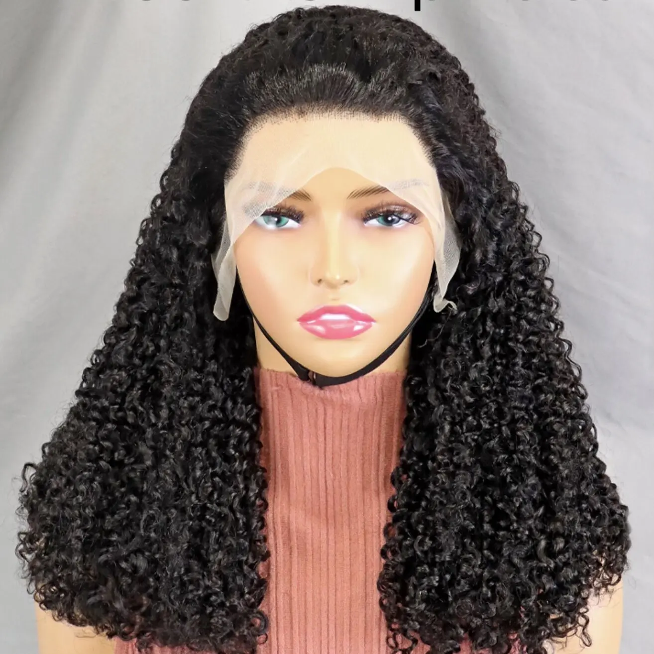 Letsfly 310grams 22inches Pixie Curly Wig 250% DensityLace Frontal Human Wigs  Pixies Curly Raw Virgin Hair Curly Human Hair