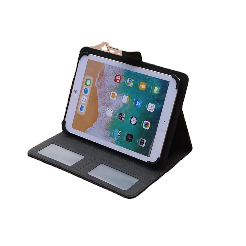 OEM Custom Universal 8-10 inch Tablet Case Pu Leather Smart Flip Tablet Protector Cover for Samsung iPad For Android Tab Case