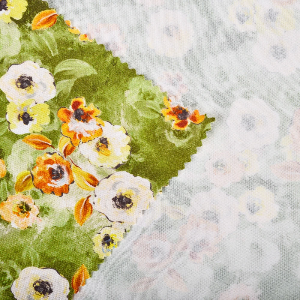 Hot Sales Woven Plain 66% Viscose 34% Rayon V120D*R405 Printing Fabric for Dress