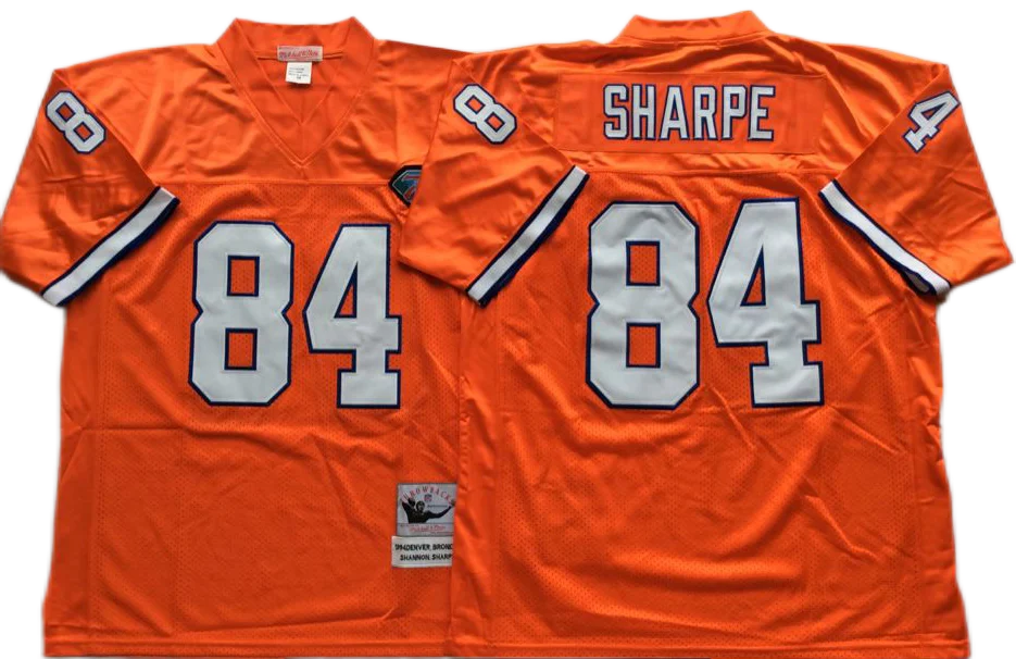 Винтажная одежда для футбола Денвера 49 d.smith 77 Мекленбург 27 atwater 57 t.jackson Мужская футболка 1 - 9 Pi