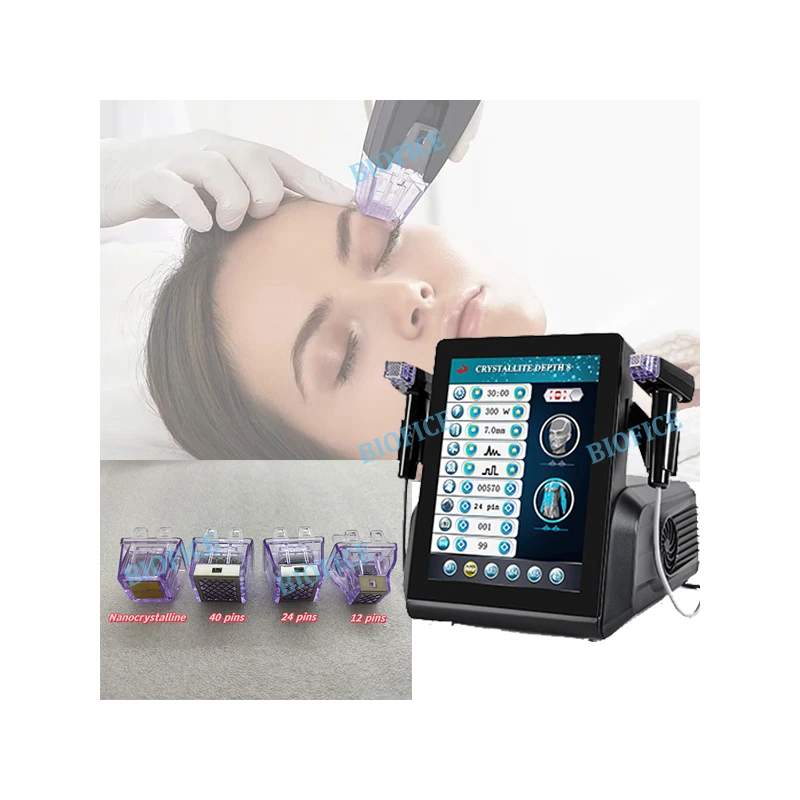 Professional RF Electroporation Mesotherapy Body Microneedle Non-Needle Fractional Micro Needling Machine Face-Factory Price