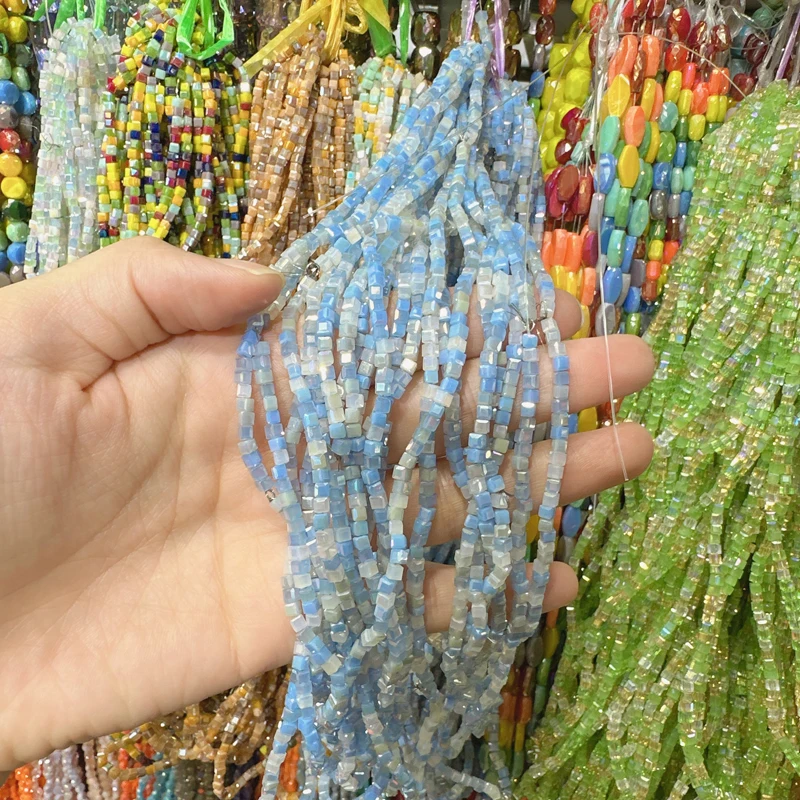 Wholesale Loose 2mm Glass Crystal Beads High-Quality DIY Beads For Necklace Bracelet Jewelry Making