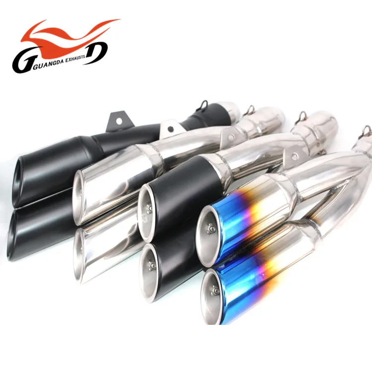 Top Quality  2 double stroke 51MM Diameter 400cc  spares motorcycle exhaust  muffler