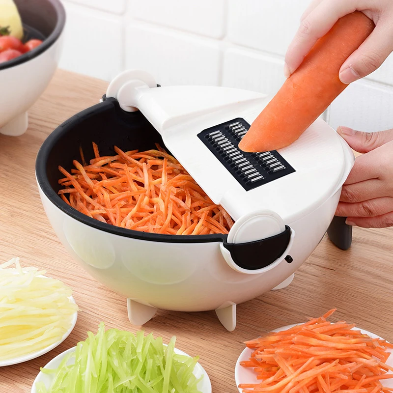 Hot Selling Multifunctional 9 In 1 Manual Slicer Fruit Cutter Vegetable Chopper Veggie Chopper Vegetable Shredder Grater