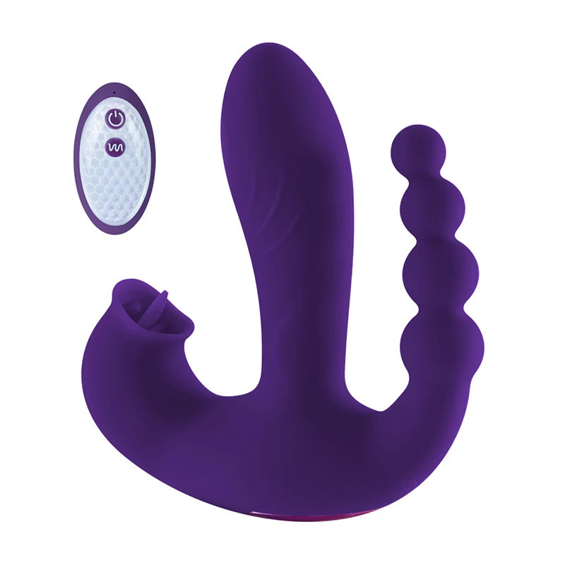 Vibrating Sex Toy Remote control 10X TRIPLE TEASER