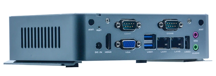 Intel Celeron J1900 NUC mini computer quad core processor J1900 Dual Lan Mini PC Nano PC with 2*com port