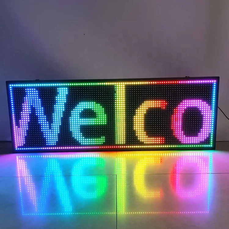 320x160mm 32x16Dots Pixel RGB Full Color LED Advertising Board P10 Outdoor LED Panel Digital Screen Module