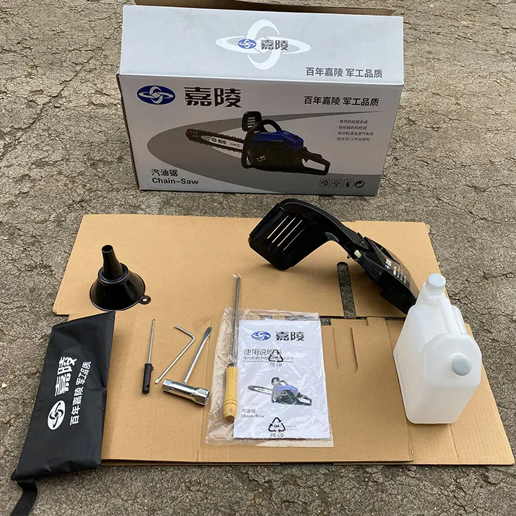 JIALING 56cc Gasoline Chainsaw Power Garden Tools Saw Machine For Tree Cutting