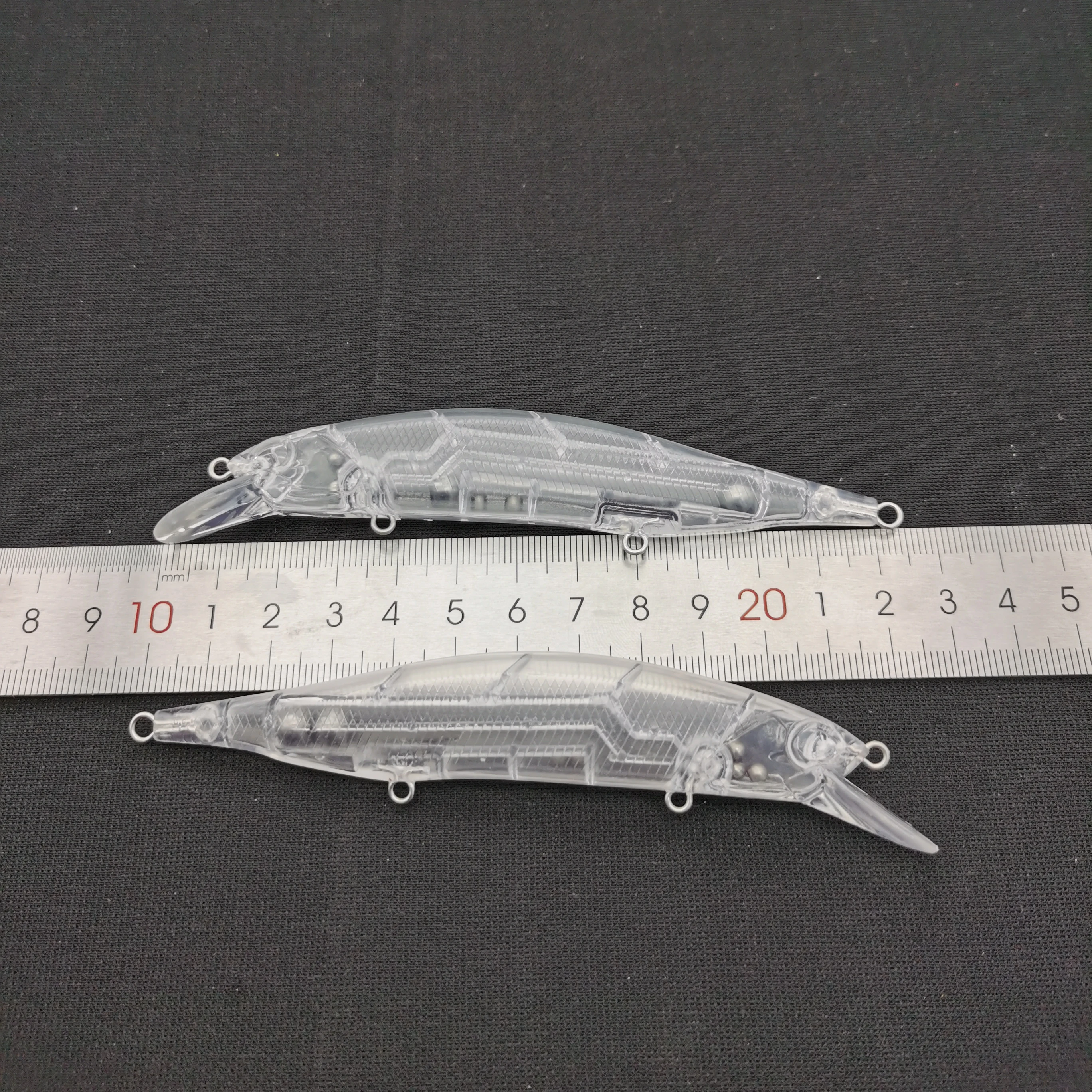 wholesale ABS unpainted minnow fishing blank lure body  125MM 12.64G E340
