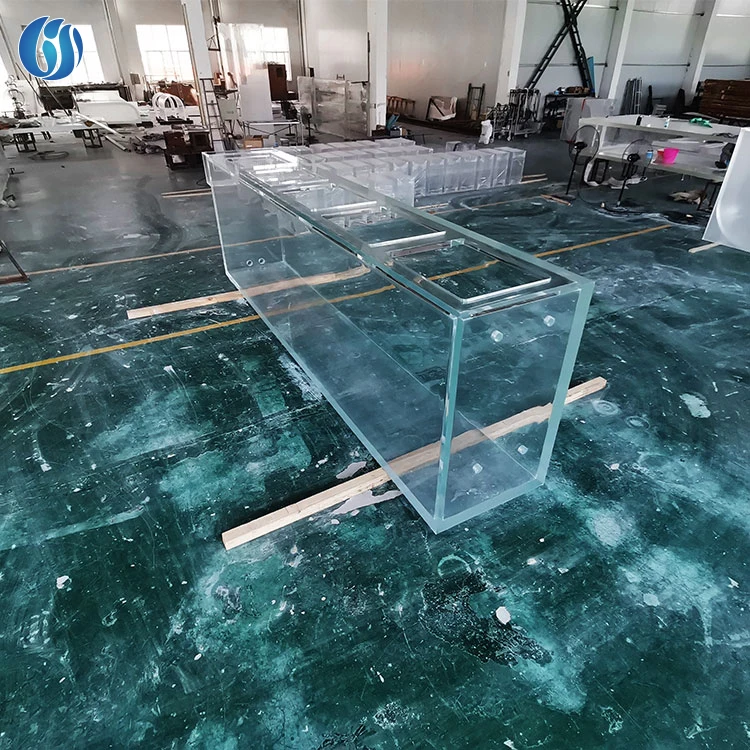 High Transparency Table Square Clear Acrylic Aquariums Rumble Betta Fish Tank