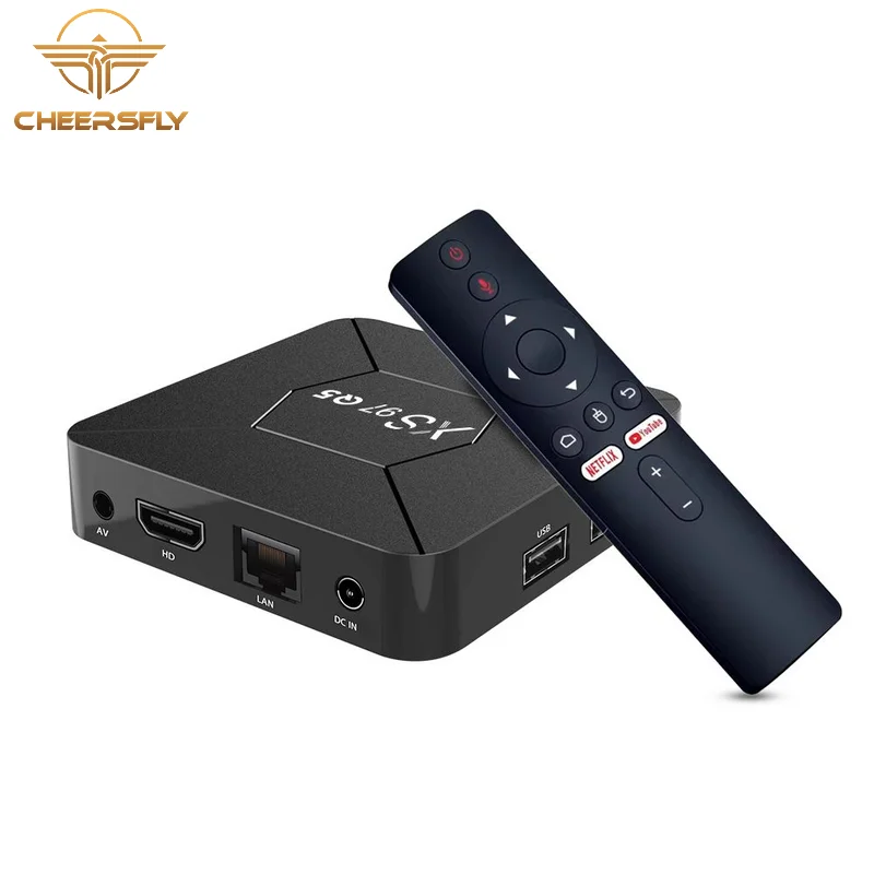 cheapest XS97Q5 2gb 8gb 4k internet android tv box with remote Allwinner H313