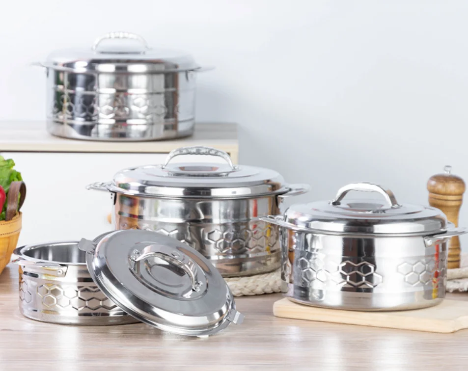 3/4/5 piece set of stainless steel fresh-keeping pots for foreign trade Middle East