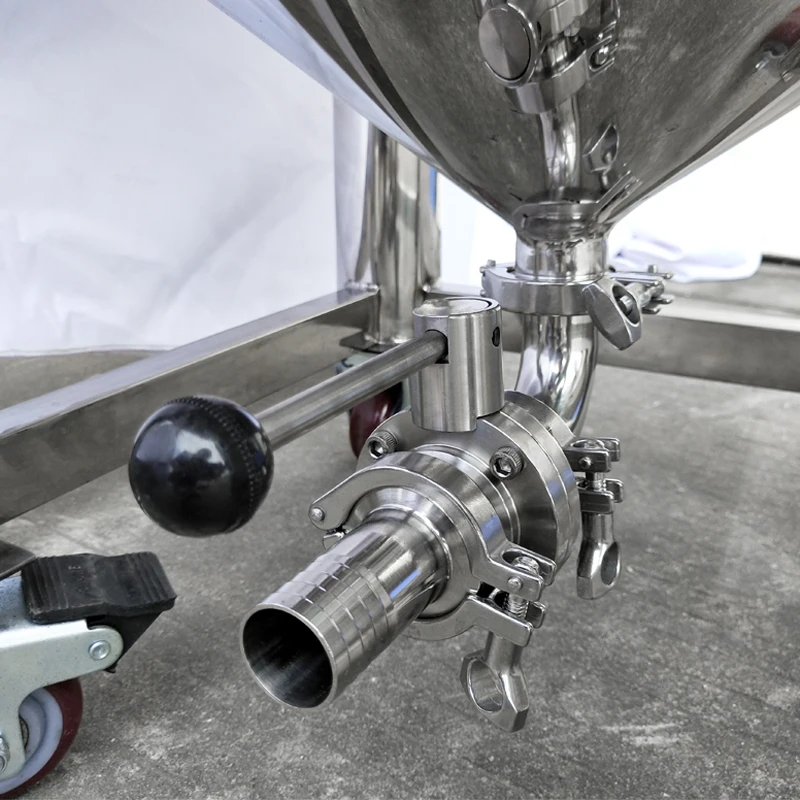 High Quality 100L 200L 300L 500L Stainless Steel Shampoo Soap Lotion Chemical Liquid Movable Storage Tank