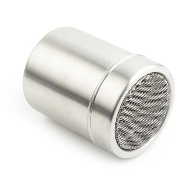 Factory kitchen stainless steel sugar powder salt shaker spice jar salt pepper shaker