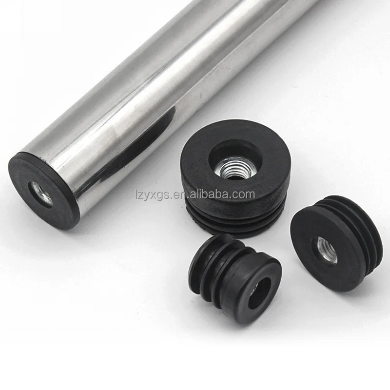 M8*22mm Round adjustable nut plug with thread pipe plug Round wheel sleeve nut plug